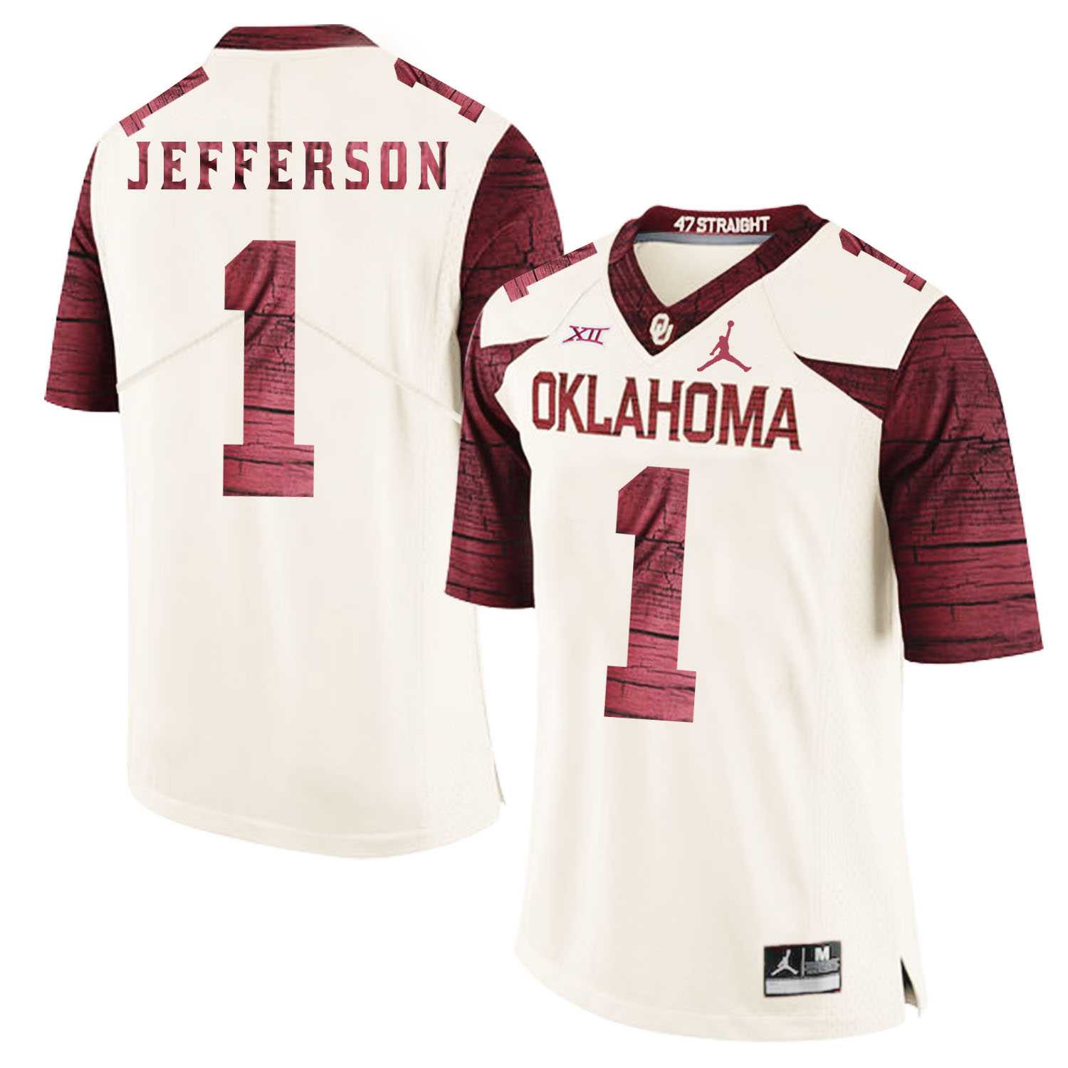 Oklahoma Sooners 1 Tony Jefferson White 47 Game Winning Streak College Football Jersey Dzhi,We sell and wholesale Oklahoma Sooners 1 Tony Jefferson White 47 Game Winning Streak College Football Jersey Dzhi on line form chian!